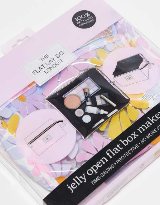 The Flat Lay Co. x ASOS Exclusive Jelly Makeup Box Bag in Vibrant Floral , 2 of 3