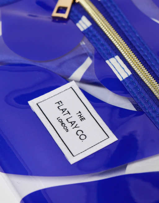 The Flat Lay Co. x ASOS EXCLUSIVE Jelly Makeup Box in Santorini Blue, 2 of 4