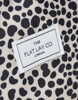 Flat Lay Company The Flat Lay Co. X Asos Exclusive Makeup Pouch In Brown