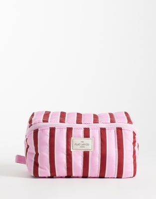 Flat Lay Company The Flat Lay Co. X Asos Exclusive - Marshmallow Makeup Box Bag In Multi