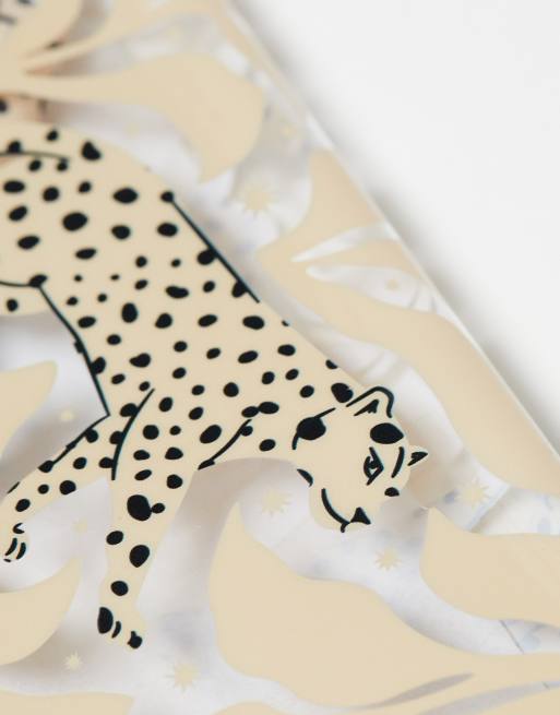 The Flat Lay Co. X ASOS - Jelly-makeup-æske i neutral gepard - Kun hos ASOS, 4 af 4