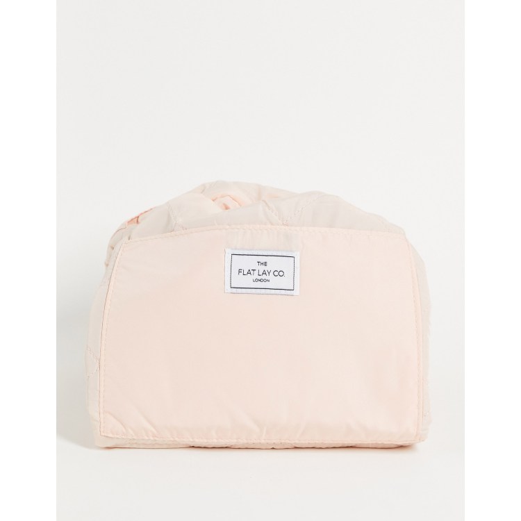 The Flat Lay Co. Drawstring Makeup Bag - Blush Pink