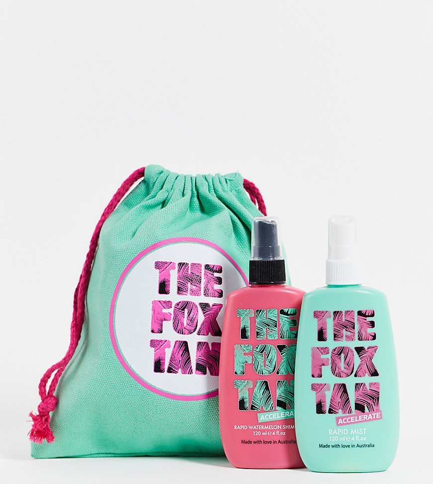 The Fox Tan Exclusive Bundle Rapid Tanning Mist & Watermelon Shimmer-No colour