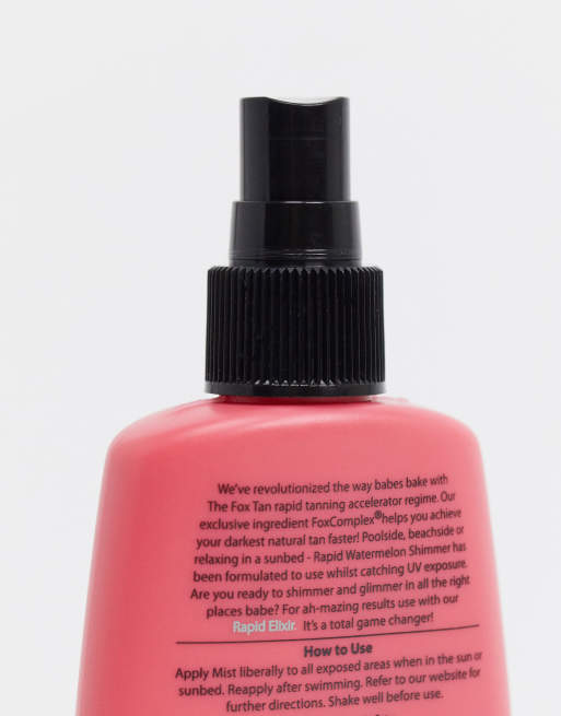 The Fox Tan — Rapid Mist Watermelon Shimmer 120 ml, 4 af 4