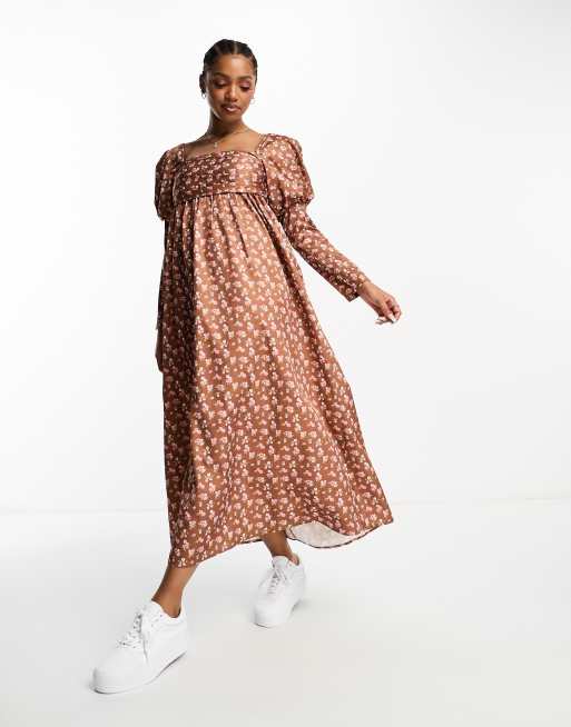 Autumn floral outlet dresses