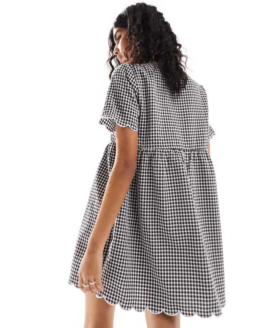 Gingham smock on sale