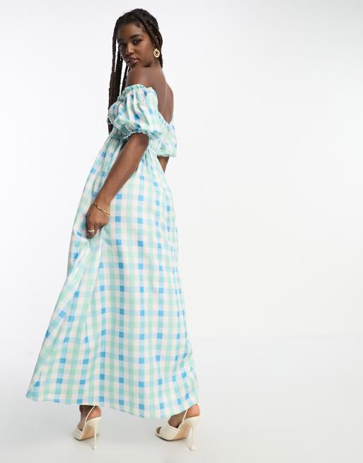 Off the shoulder shop maxi dress pattern