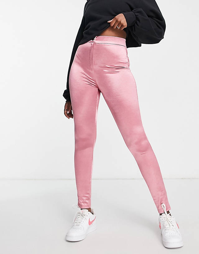 The Frolic - disco pants in bubblegum pink