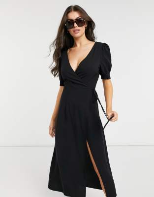 Black midi clearance beach dress