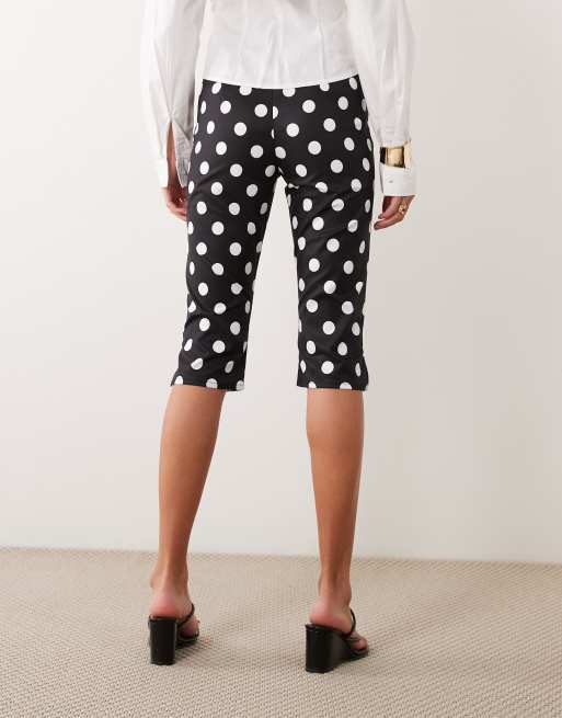 The Frolic exclusive capri pants in black polka dot, 4 of 5
