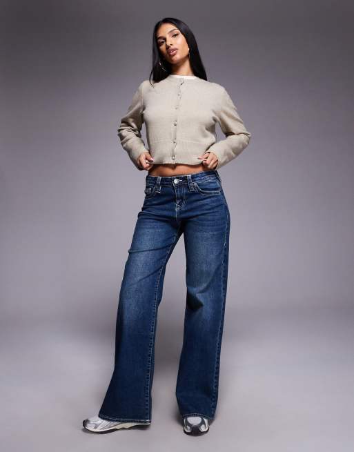 The Frolic Exclusive ribbed structured waist button through cardigan in oat, 3 of 4