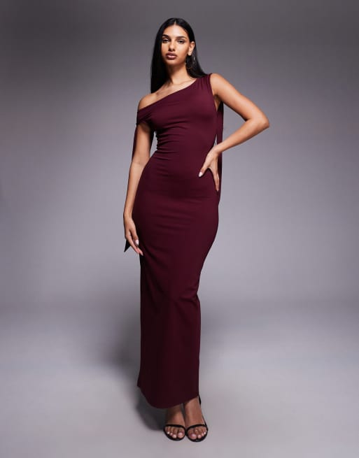 princess polly baby blue dress Purple Bodycon Dress  High Neck, Asymmetrical Hem, Maxi Length | Kargede