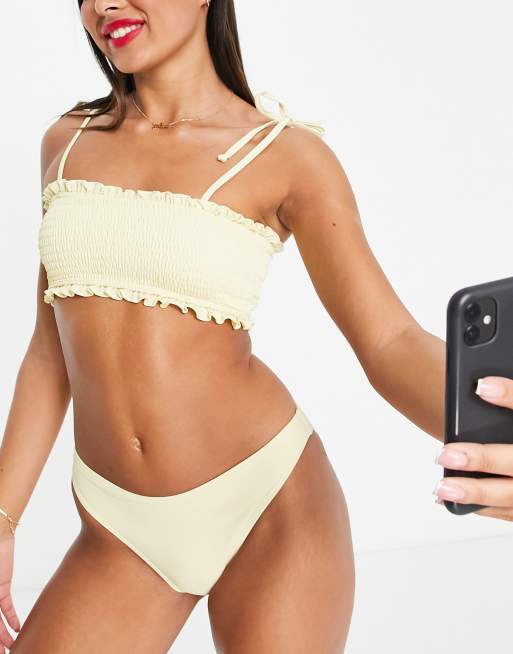 The Frolic - Louisa - Citrongul rynket bikinitop