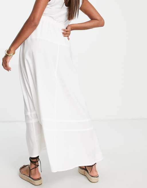 Maternity white hotsell maxi skirt