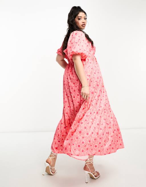 chinese dress ladies Shop Bella Waist Detail Dress (Mod Daisy Print)