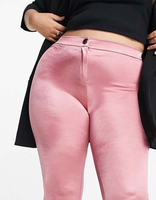 The Frolic disco pants in bubblegum pink