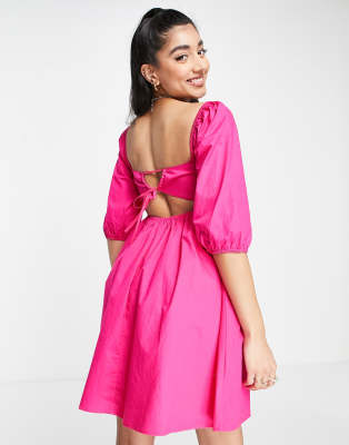 fuchsia pink dress