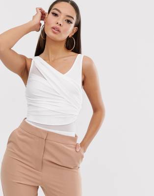 white bandage bodysuit