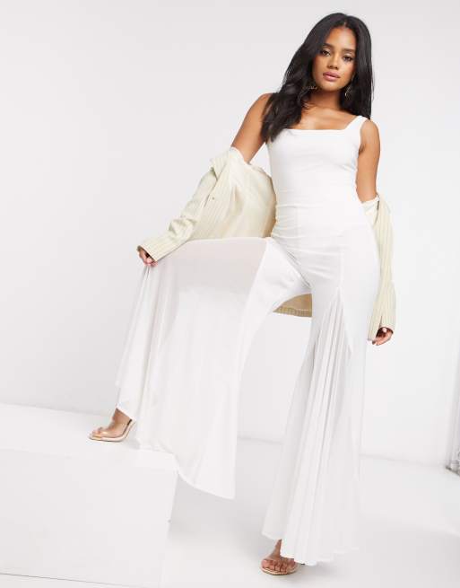 The Girlcode - Flare-broek in wit