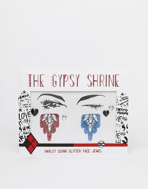 The Gypsy Shrine x Warner Brothers Halloween Harley Quinn Face Jewel
