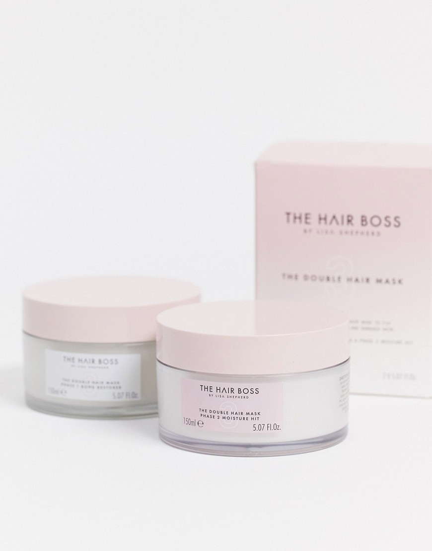 The Hair Boss - Doppia maschera per capelli 2x 150 ml-Nessun colore