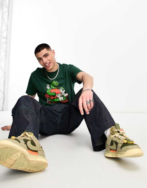 The Hundreds Bad Apples t-shirt in green with chest print, 2 of 4