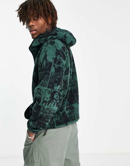 The Hundreds bunker print co-ord hoodie in green | ASOS