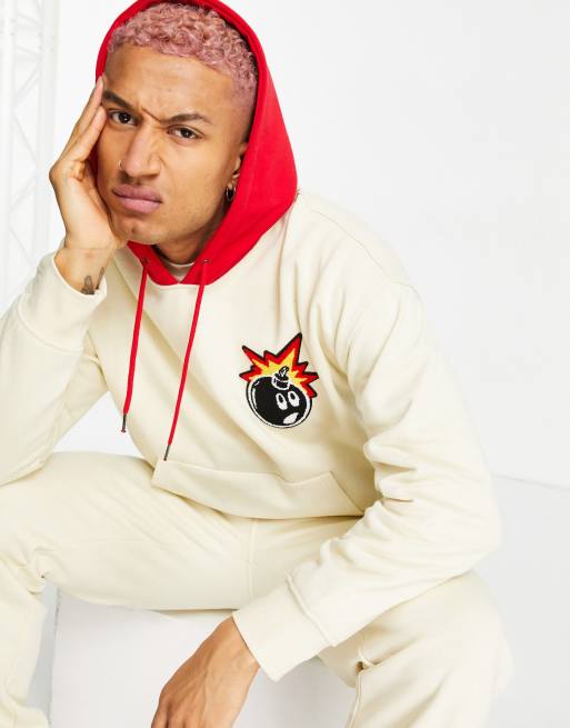 The hundreds hoodie store white