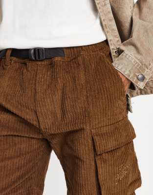 khaki corduroy shorts