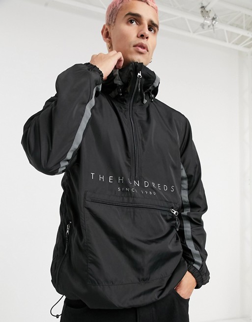 The Hundreds griffith anorak jacket in black
