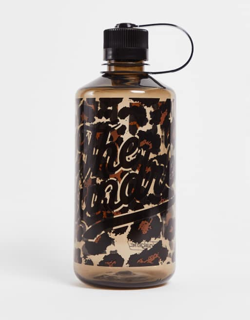 The Hundreds leopard print water bottle in purple