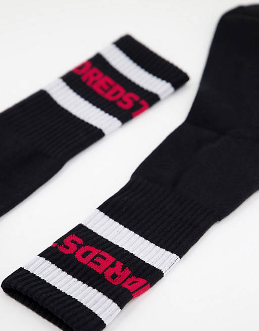 Underwear & Socks Socks/The Hundreds prime sports socks in black 