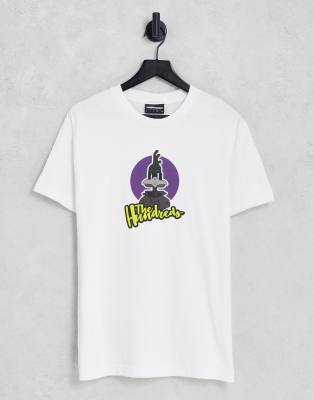 The Hundreds The Hundreds raven t-shirt in white