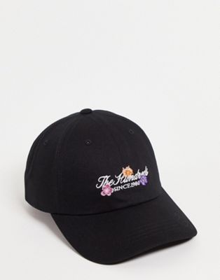 The Hundreds rich dad embroidered cap in black