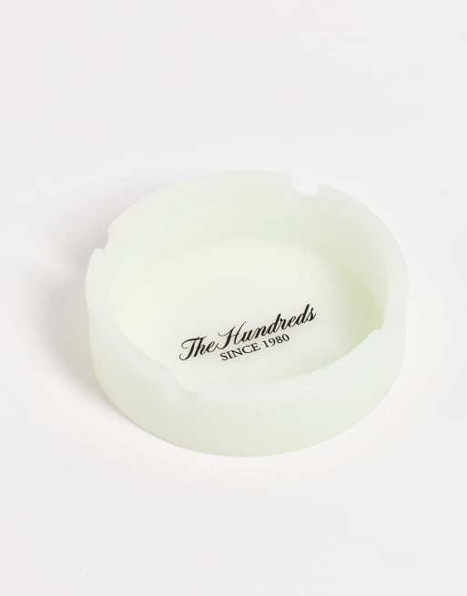 The Hundreds - Rich Glow In The Dark - Posacenere in vetro verde fosforescente