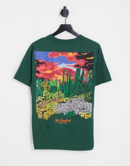 The Hundreds - T-shirt à imprimé jardin au dos - Vert
