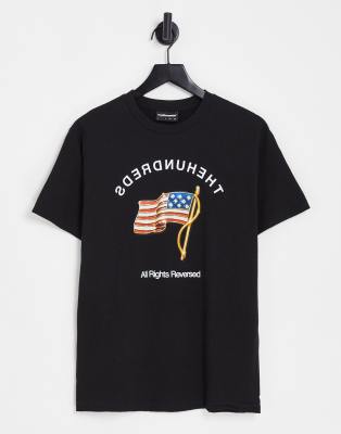 The Hundreds all rights reversed t-shirt in black - ASOS Price Checker