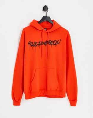 The Hundreds tag hoodie in orange - ASOS Price Checker