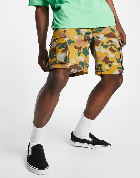 Shorts Cargo Pour Homme Shorts Camouflage Et Kakis Pour Homme Asos