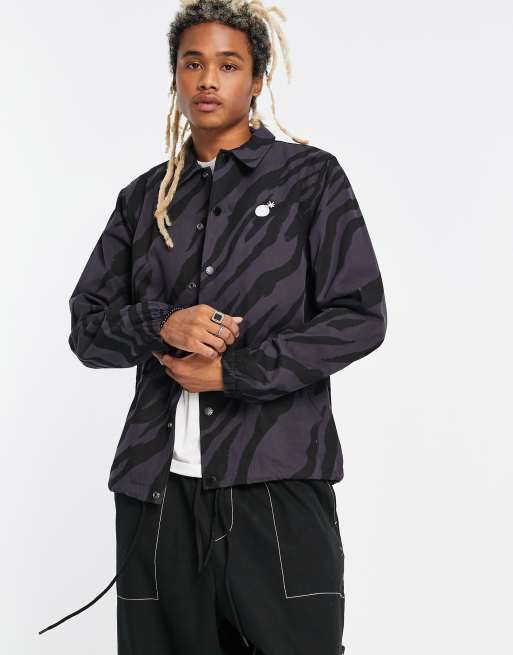 The Hundreds wicked coach jacket in black