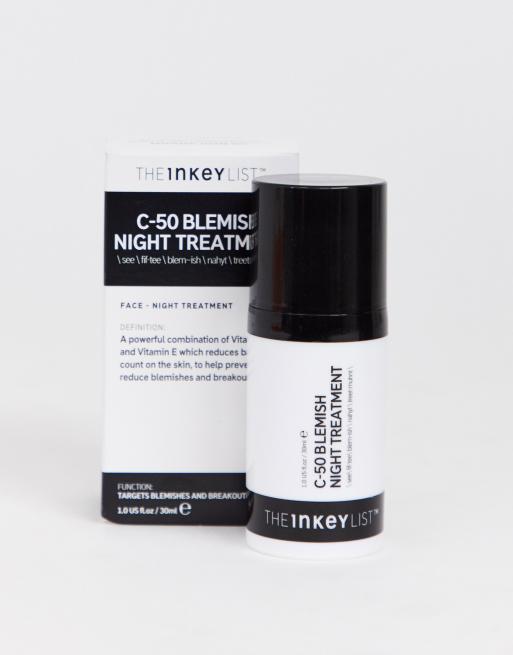 The INKEY List – C-50 Nattbehandling mot blemmor 30 ml