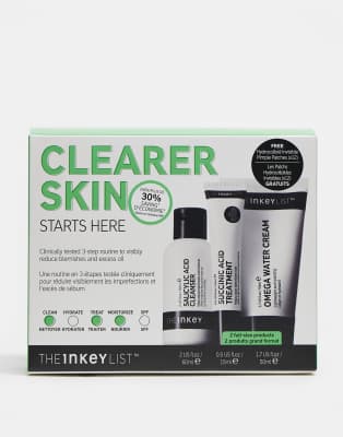 The INKEY List - Clearer Skin Starts Here - Hautpflege-Set, 41% Ersparnis-Keine Farbe