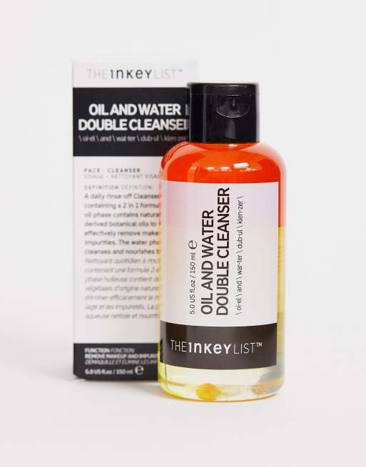 The INKEY List – Oil & Water Double Cleanser – Płyn oczyszczający do twarzy o podwójnym działaniu 150 ml