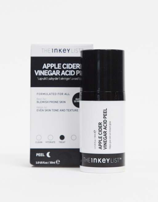 The INKEY List – Peeling rozjaśniający z kwasami AHA i octem jabłkowym, 30 ml