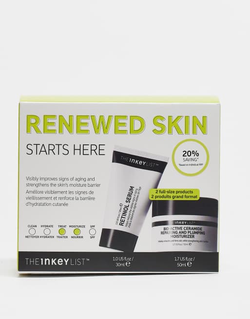 The INKEY List – Renewed Skin Starts Here – Zestaw kosmetyków – w zestawie taniej o 20%