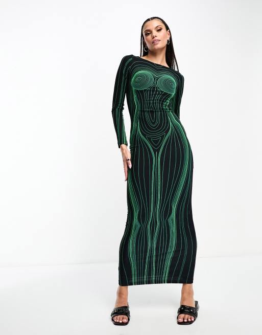 Long body outlet fit dresses