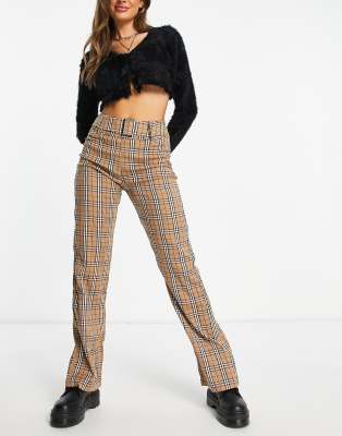 The Kript high waisted pants with belt