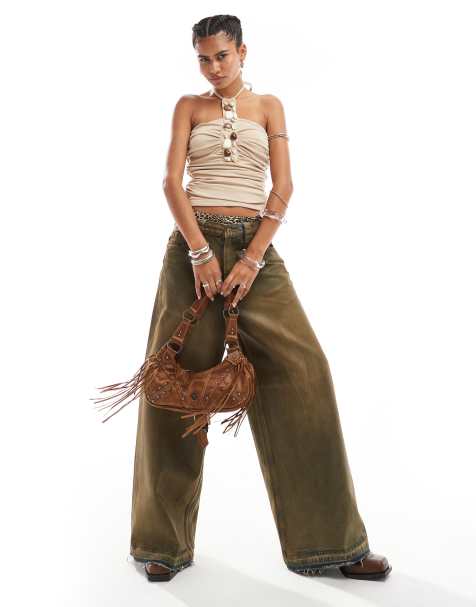 The Kript Kennedy jeans in vintage look bleach wash denim - view 1