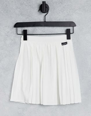 The Kript mini tennis style pleated skirt with logo - ASOS Price Checker