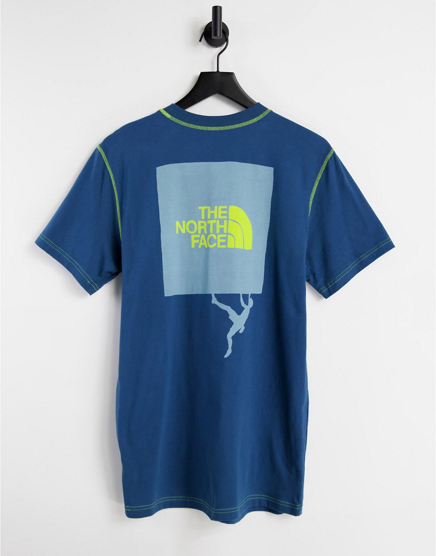 The Norh Face Dome Climb t-shirt in blue-Blues